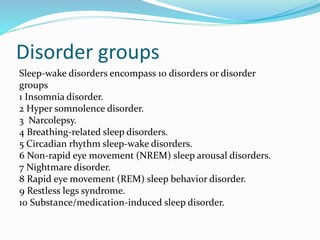 Presentation1 | PPTX | Sleep Disorders | Diseases and Conditions
