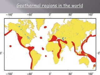 Geothermal regions in the world
 