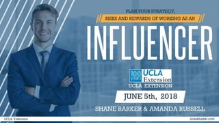 Risk and  Rewards of Working As an Influencer 