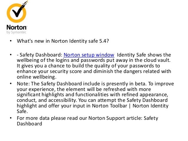 Declaring Norton Identity Safe 5 4 Update For Firefox Chrome Microsof