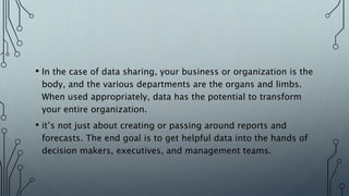 data sharing and its use in business | PPTX