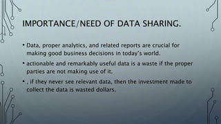 data sharing and its use in business | PPTX
