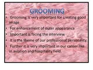 Grooming Presentation 1 | PPTX