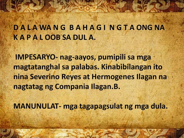 Mga Uri ng Dula | PPTX