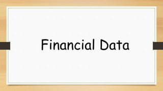 Financial Data
 