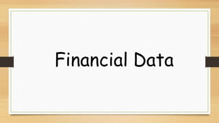 Financial Data
 