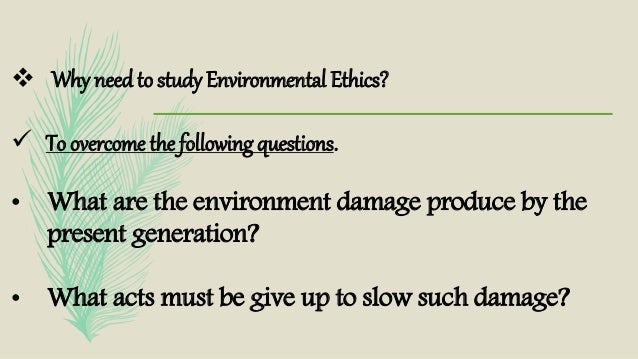 Types of environmental ethics picture