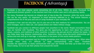 communication and social media