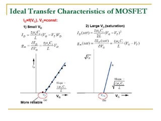 Mos Fet Process Contant Math MOSFET(ABOUT,FABRICATION) | PPTX