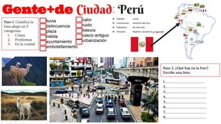 Gente de ciudad: Perú