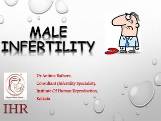 Dr Antima Rathore,
Consultant (Infertility Specialist),
Institute Of Human Reproduction,
Kolkata
1
 