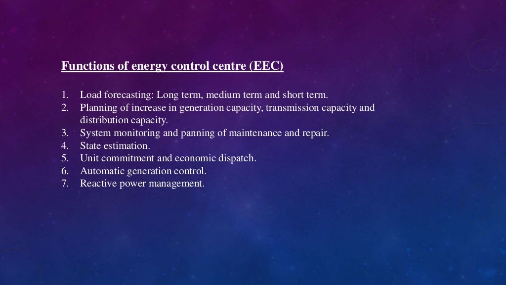 Computer control of power system.