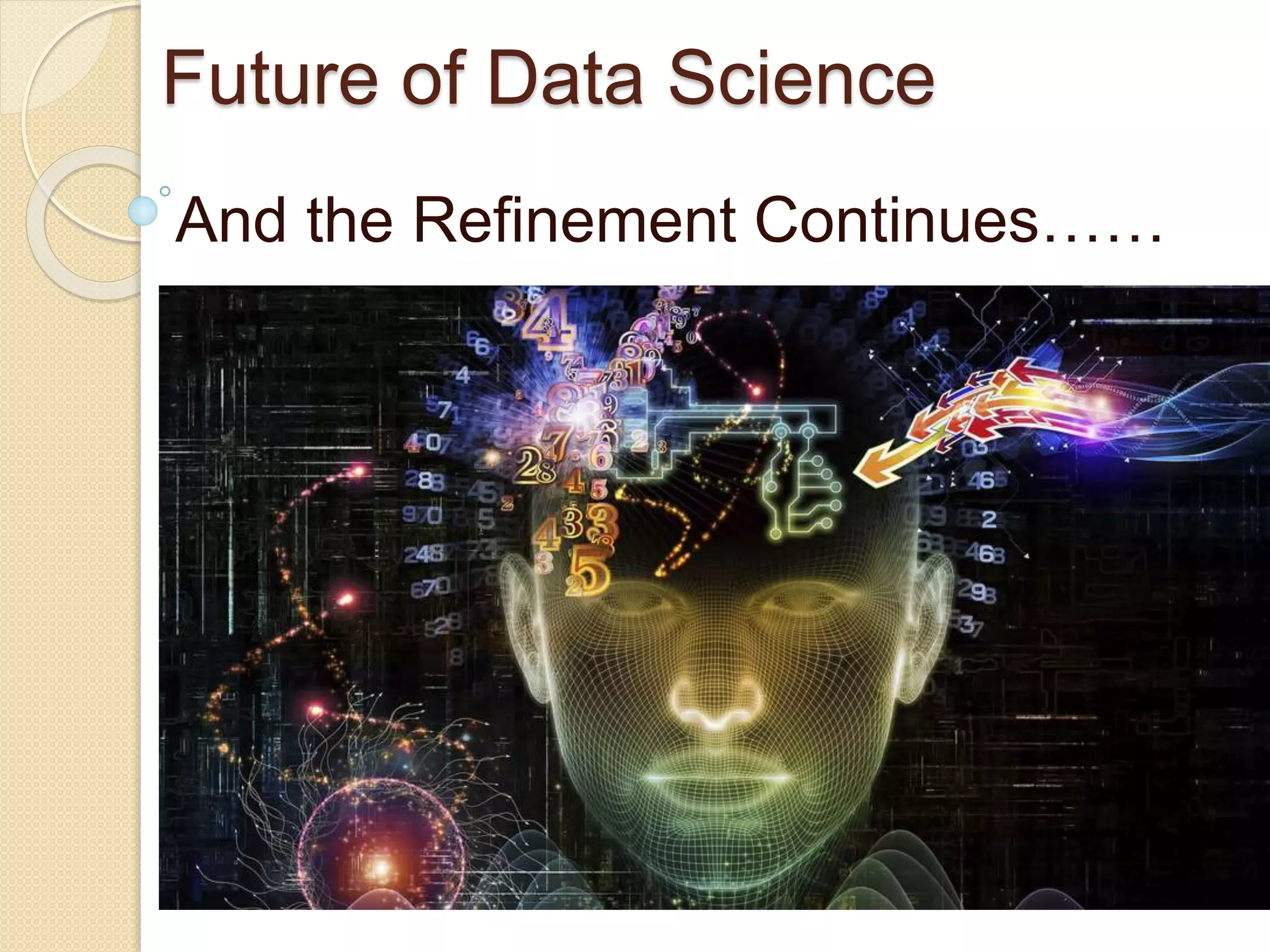 Future of Data Science
And the Refinement Continues……
 