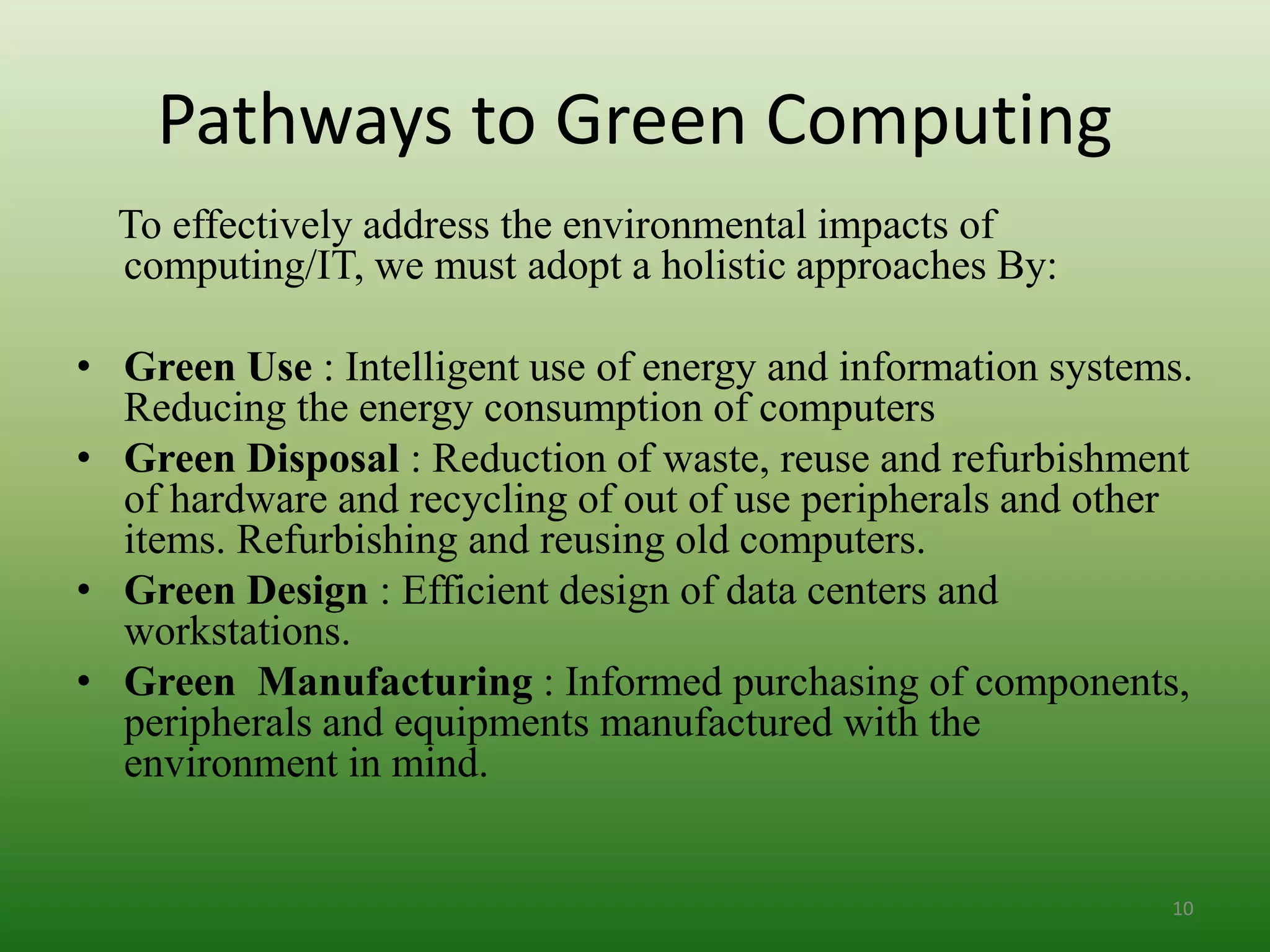 Green Computing | PPT