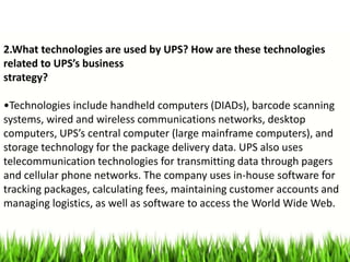 How Does Technology Benefit Ups? – JWEZ