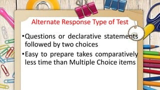 Placement and Achievement Test | PPTX