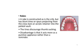 Paltal Rake oral habits | PPTX