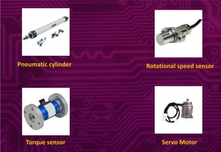 Pneumatic cylinder Rotational speed sensor
Torque sensor Servo Motor
 
