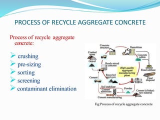 recycled aggregate concrete | PPTX