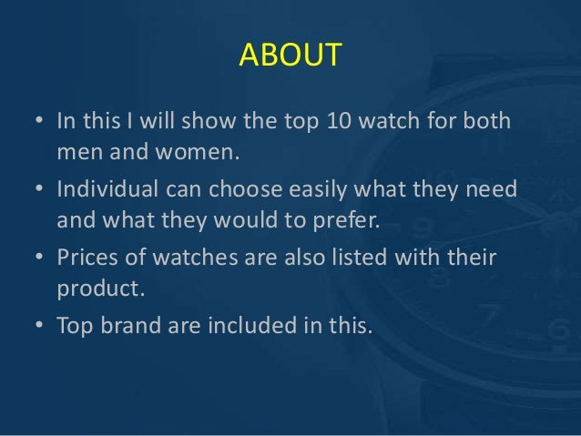 Top 10 Brands Of Watches In India Top 10 Brands Of Watches In India
