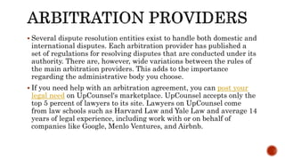 Essentials of arbitration agreement | PPTX