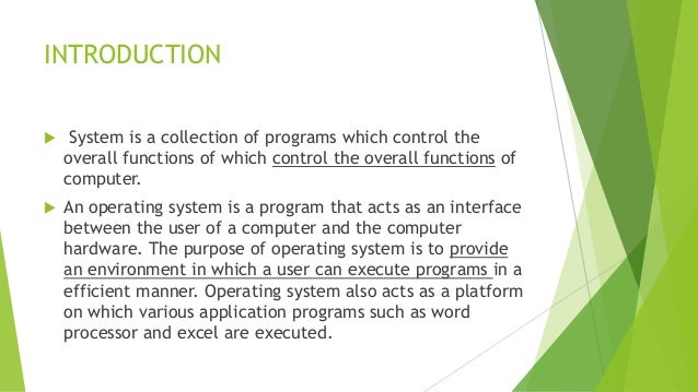 Function of Operating system
