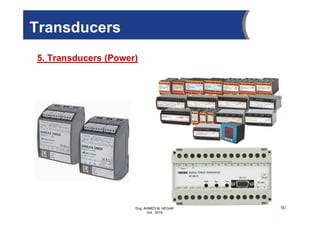 Eng. AHMED M. HEGAB
Oct. 2019
Transducers
5. Transducers (Power)
50
 