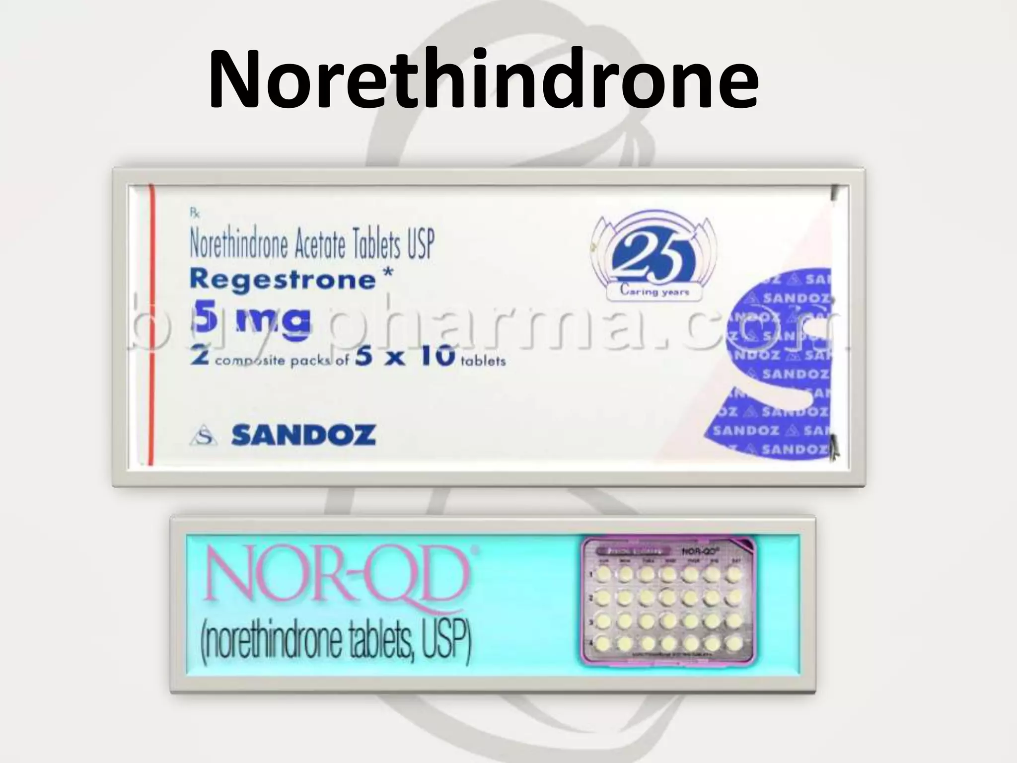 Norethindrone
 