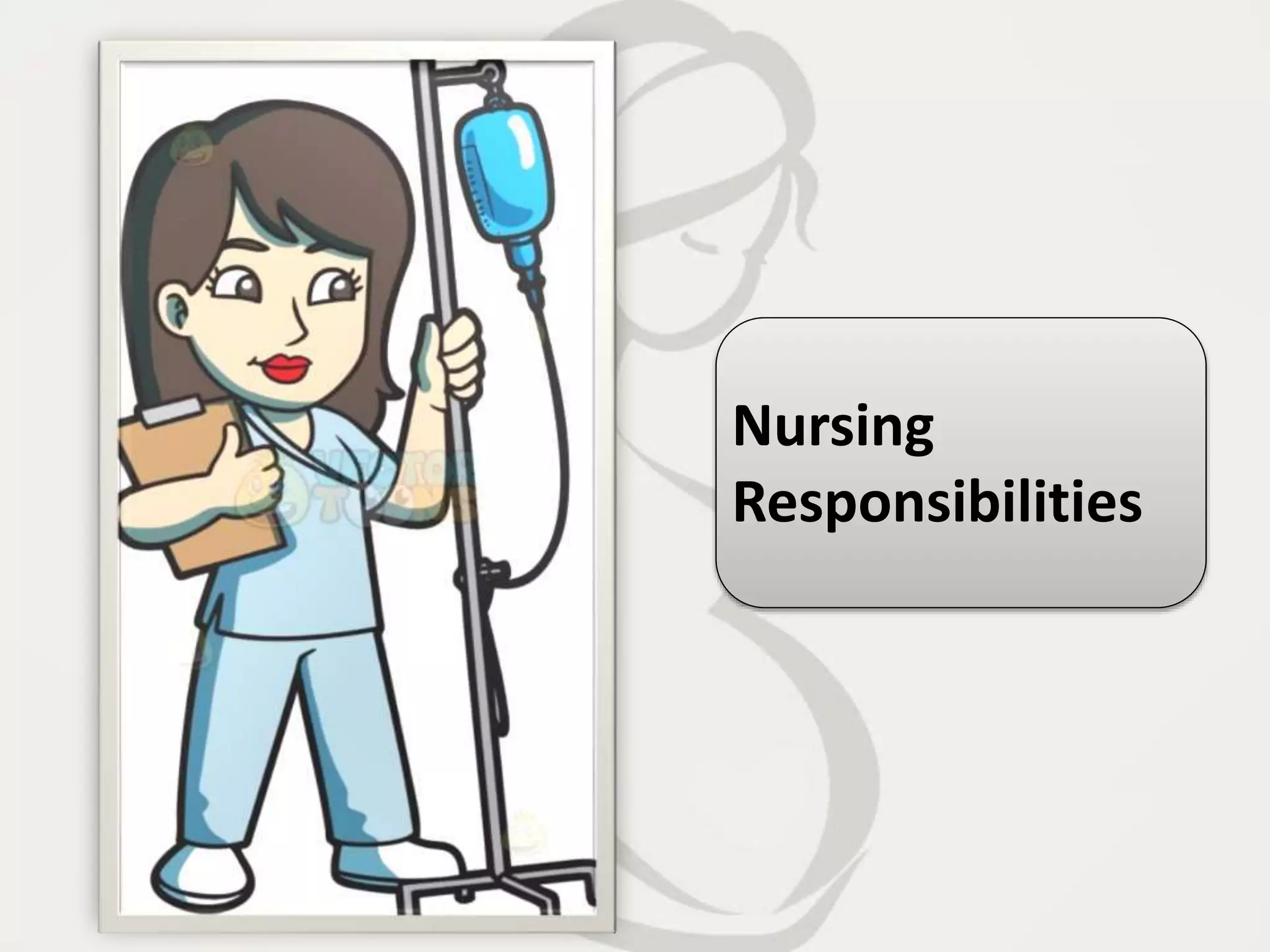 Nursing
Responsibilities
 