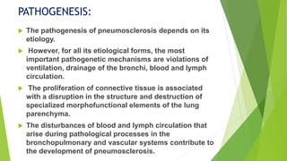 Pneumosclerosis pneumosclerosis | PPTX