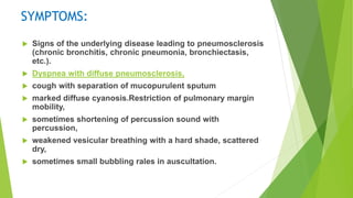 Pneumosclerosis pneumosclerosis | PPTX