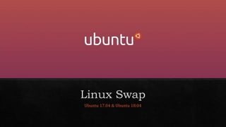 Linux Swap | PPT