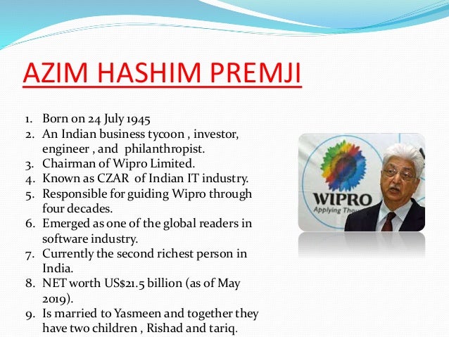 presentation on Azim premji