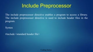 5.Hello World program Explanation. ||C Programming tutorial. | PPT