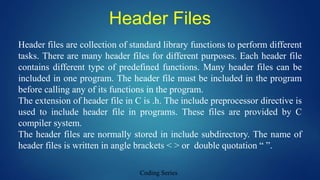 5.Hello World program Explanation. ||C Programming tutorial. | PPTX image.