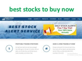 best stocks to buy now
 
