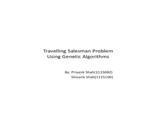 genetic programming | PPTX