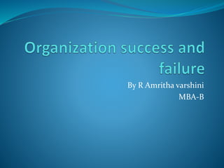 By R Amritha varshini
MBA-B
 