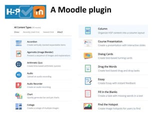 A Moodle plugin
 