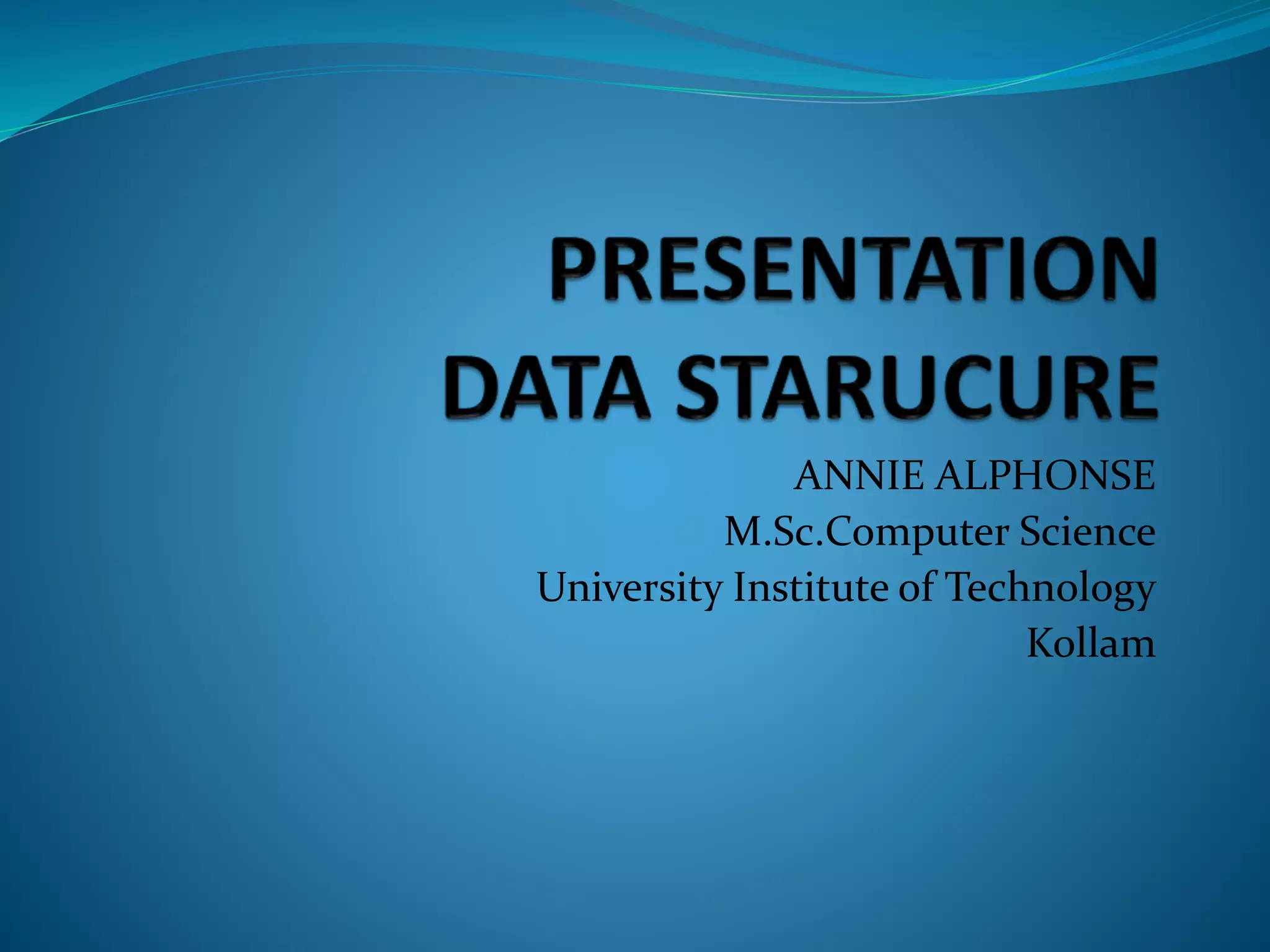 data structure | PPT
