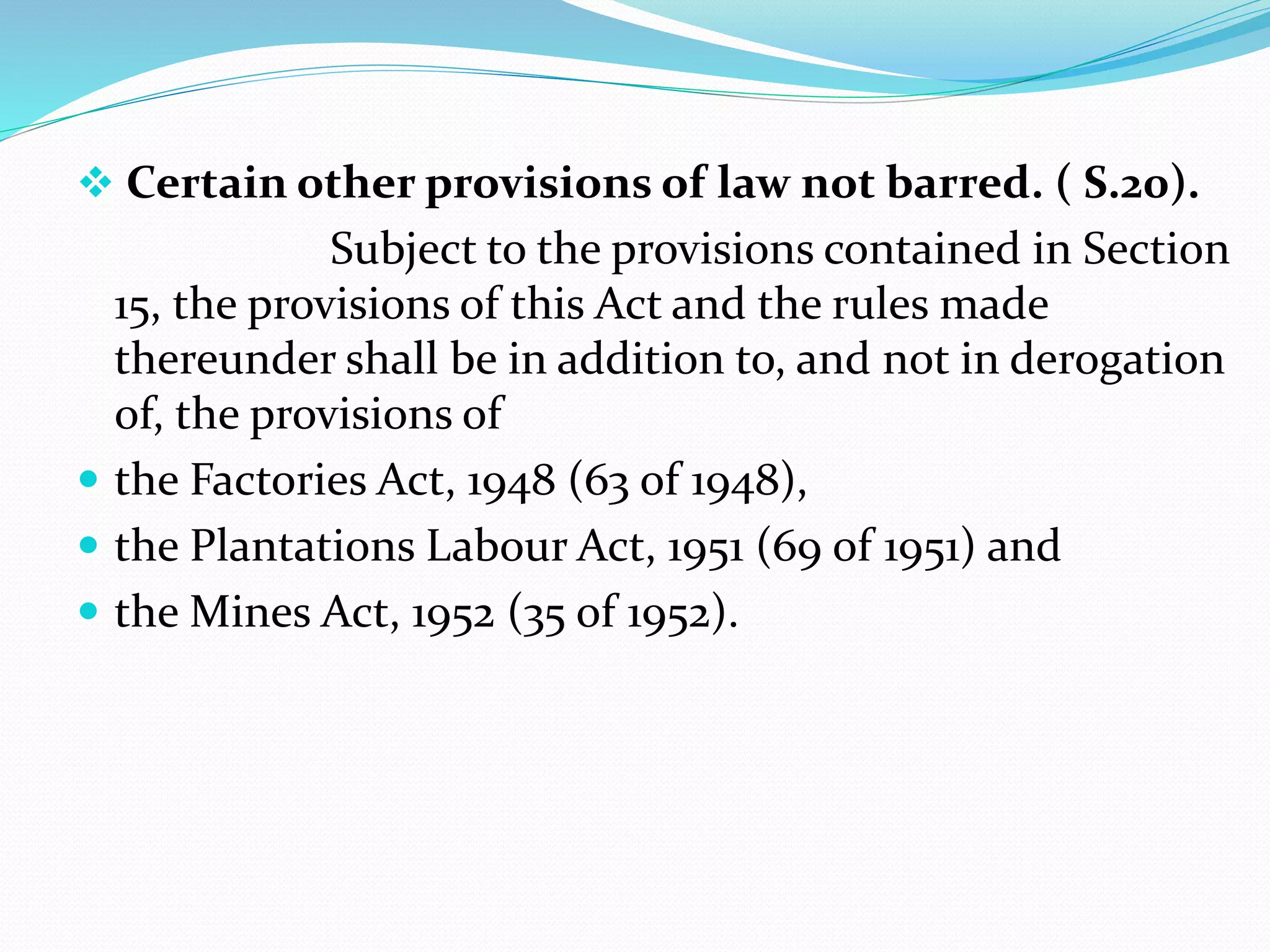 Prohibited Factory Rules The child labour (prohibition and regulation act) 1986 | PPTX