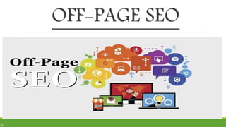 OFF-PAGE SEO
 