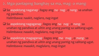 Naganap Examples FILIPINO - GRAMATIKA | PPTX