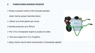 Equipment use for pesticide application | PPTX