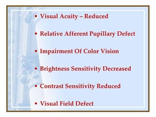 OPTIC NERVE & VISUAL PATHWAY | PPTX