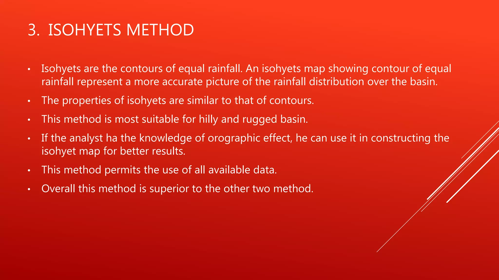 Isohyets Method Example COMPUTE AVERAGE PRECIPITATION BY VARIOUS METHODS | PPTX