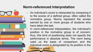 Normative Reading. Add Values Assessment of Learning | PPTX