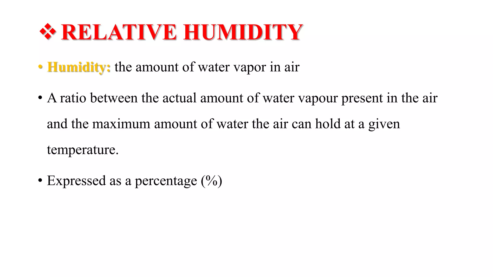 State of matter and properties of matter (Part-6)(Relative humidity ...