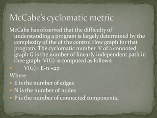 source code metrics and other maintenance tools and techniques | PPTX