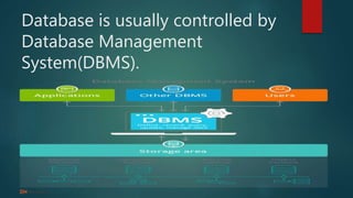 Database and its Types. | PPTX